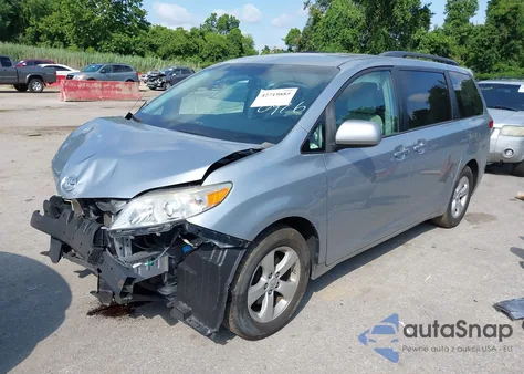 2014 Toyota Sienna Le V6 8 Passenger from USA, damaged, VIN 5TDKK3DC6ES490926